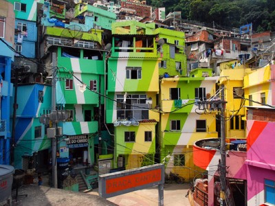 Favela Painting – colors of Rio de Janeiro