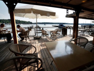 Restaurant Przystań – eating with a view for a lake
