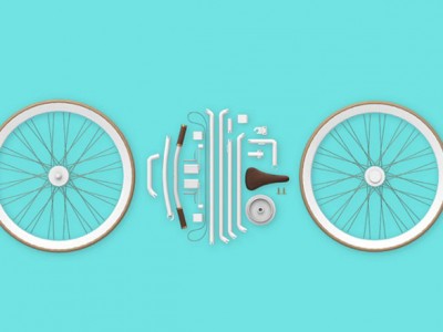 Folding bike by Lucid Design